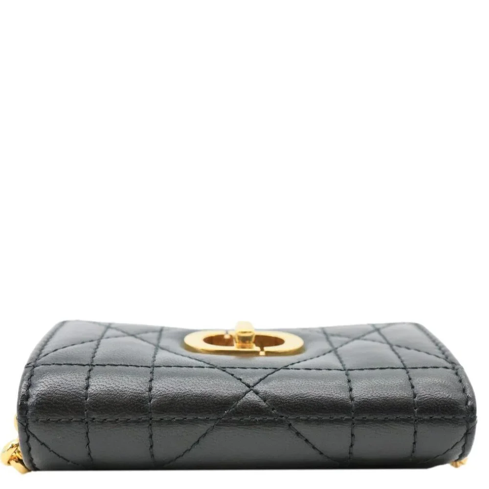 Christian Dior  Miss Caro Micro Cannage Lambskin Leather Crossbody Bag Black - Picture 5 of 13